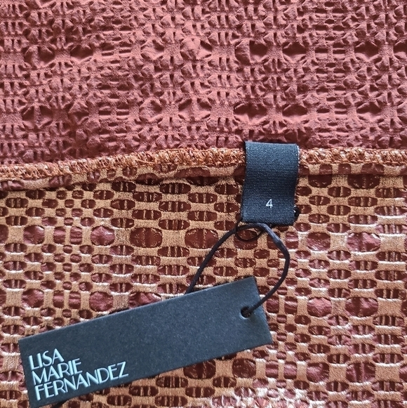 LISA MARIE FERNANDEZ Amber Maillot Swimsuit, Size 10, Rose Gold, NWT - Picture 12 of 16